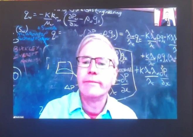 新宝GG资讯首席科学家马丁教授应邀为“第五届数据岩心分析手段国际研讨会”作专题报告